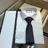 Designer 5 cores flores bordadas laços Dobby mens seda gravata casual letra dupla gravatas