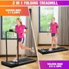 Treadmills Elétricos de 10km / H 2-em-1 Dobrável Máquina de Running Workout Walking Plug Us Plug Home Office Equipamento de fitness