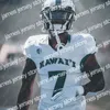 2022 NCAA HAWAIIフットボールジャージーデドリックパーソンアーロンセファスジャストスタバイクーリーベスリーニックマードナージェームズフィリップススコットトゥルーエドワーズカレブ