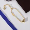Designer encanto pulseira para mulheres luxo jóias mulheres ouro amor links braceletes letras letra v ornamentos pulseira bracciale cadeias