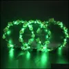 Party Favor Event Supplies Festive Home Garden New Luminescent Valentines Day Simation Flower Foam With DHCEU