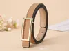 Kinderen Casual Solid Belts Fashion Child Boys Girls Square Buckle Professional veelzijdige kruispatroon Travelbanden Simple Studenten Business Taille Riem B365