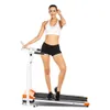 Folding Treadmill 1.5HP Power Electric Running Machine Auto Stop Safety Function