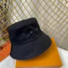 Designer cappello a secchiello tinta unita lettera ricamo cappelli da sole moda casual coppia berretti temperamento cento viaggi mare cappello da spiaggia bello buono