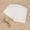 7 inch 10 pc's combinatie papierframe met clips diy kraft paper fotolijst hangende wandfoto's album 2m touw home decoratie vaartuigen