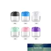 12PCS Empty Rose Gram Pot Jars Round Plastic Cosmetic Container Jar with Lids Travel Storage Sample Pink White Purple Green Blue