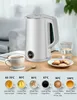 2.0L Stainless Steel Temperature 1500W Quick Boil Electric Kettle with temperature LED, Auto Shut Off, Keep Warm, 360° Base