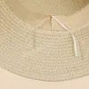 Bohemian Beaded Panama Hat for Women Summer UV Protection Beach Hats Foldable Ladies Holiday Gifts Wholesale