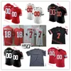 American College Football Wear 2022 NCAA Ohio State Buckeyes Stitched Football Jersey 12 Denzel Ward Jerseys 6 Sam Hubbard 33 Dante Booker 10 Troy Smith 23 Jahsen Wint