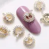 10st / lot 3d legering nagelkonst zirkon metall rhinestones manicure naglar tillbehör professionella leveranser dekorationer charms y47-8