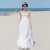 Spódnice Boho 2022 Szyfon długi dla ślubnych do plaży ślubnej plisowanej spódnicy Fllr Kobiety z pociągiem na zamówienie maxi spódnicze