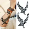 NXY Geçici Dövme Gerçekçi Ejderha Sahte Çıkartmalar Erkekler Erkek Çocuklar Için 3D Fierce Wolf Kartal S Mermaid Kedi Yıkanabilir Tattos 0330