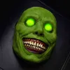 Glühende LED-Maske gruselige Halloween-Maske, lächelnde Dämonen, die bösen Cosplay Requisiten, Horror Holiday Party 2021 Geschenk, Masque G220412