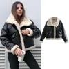 Giacche da donna Giacca invernale Cappotto 2022 Autunno Parka Moda Cuciture Velluto Caldo Elegante Donna Casual Street Cappotto da donna