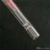 4 tum en hitter Bat Glass Pipes OG Glass Tube för att röka ångrulle Handrör Filtrar Cigarett Dry Herb Oil Burner Hookah Accessories