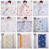 Couverture en coton doux climatisation couverture enfants fleur imprimé enfants bébé confort sieste couvertures maternelle couette