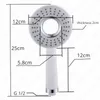 Smesiteli Hochwertige Super Booster Handbrausedüse, wassersparend, langlebig, Niederdruck-Schlauchkopf 220401