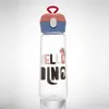 LdfChennel 350 500ml 물을위한 플라스틱 스포츠 병 귀여운 공룡 패턴 마시기 자전거 어린이 S 컵 BPA 무료 211122