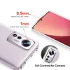 Luksusowe czyste miękkie silikonowe przypadki dla Xiaomi Mi 12 12x 11 11t 10 10t Pro Lite 11i Ultra cienki tył Poco X4 M4 X3 M3 F3
