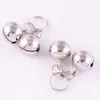 Fournitures de fête Autre événement 20set Smooth Jingle Bells Avec Split Jump Rings Craft Bell Charm Christmas 13mm Sliver DIY Jewelry For Pet