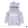 Sarı Kişiselleştirilmiş Çocuk Ayı Hoodie Adı İlk Çocuklar Jumper Çocuklar Bebek Toddler Hediye Özel Hediyeler Çocuk Giyim Için 220409