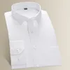 Mais tamanho grande 8xl 7xl 6xl homens de manga longa camisa casual vestido cor sólida rotina encaixe design de design masculino camisas social 220322