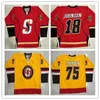 C26 Nik1 2020 Stockton Heat Hockey Jersey Hockey Jersey Embroidery Stitched Customize any number and name Jerseys