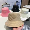 Designer PD Bucket Hats Metal Logo Classical Luxury Hat Sunshade Buckets Hat Groothandel