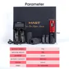 Mastro Lancer Kit de tatuagem sem fio rotativo Máquina de caneta rotativa Bateria mutável WQP-015