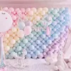 Festdekoration 189 st Pastell Macaron Ballong Garland Arch Kit Diverse regnbågsfärger Ballong För födelsedag Bröllop Baby Shower Tillbehör Del