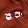 Spilla smaltata di Babbo Natale Personalizzata Babbo Natale Fortuna Spille Distintivi per abiti da borsa Cartone animato Capodanno Gioielli Regalo per bambini