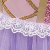 VOGUEON Raiponce Robe Filles Princesse Halloween Fête D'anniversaire Cosplay Costume Enfants Paillettes D'été Petite Fille Robes Robe G220428