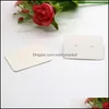 2.5X3.5Cm Card For Making Jewelry Diy Accessories Wholesale Earrings/Stud Earring Display Cards Label Tags Drop Delivery 2021 Tags Price Pa