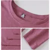 Langarm Frauen Bambus Baumwolle Casual Solide T-shirt Frühling Weibliche Lose Mode Taste T Shirts Oansatz Grün Lila Tops 220411