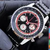 Mens Watch Multifunctional Quartz Movement Watches 43mm Fashion Business Wristwatch Montre De Luxe