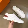 Luksusowy 22s White Black Leather Calfskin Nappa Portofino Sneakers Buty !! Wysokiej jakości marki Comfort Trenerzy Outdoors Męskie Casual Walking EU38-44.BOX