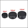 Пустой корпус оловянный алюминий Circar Black Container Cosmetic Jars Организаторы ER могут металлические закуски для макияжа 2 2MLC C2 Drop Deviv