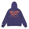 Американские толстовки с капюшоном Man Galleryes Dept Sweater Свитера 2023 Модная толстовка с капюшоном в Лос-Анджелесе Эксклюзивный хлопковый махровый махровый 7FHM с принтом высокой плотности