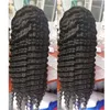 Wholesale Pre Plucked 13X4 13X6 Lace Frontal Wig Virgin Brazilian Human Hair Transparent Lace Fronr Wigs Sraight Body Wave Deep