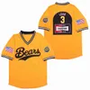 Film Baseball Jerseys The Bad News porte le film Jersey Mens S-XXXL