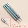 Reparationsverktygssatser 0.6/0,7/0,8/0,9/1,0 mm klockband Pin Punch Extractor Removal Steel Strap Needle Split Repepair Hele22