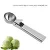 Ice Cream Scoops Tools Stacks Stainless Steel Creams Digger Non-Stick Fruit Ball Maker Watermelon Ices Creams Spoon Tool