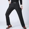 Garnitury męskie Blazers Męskie szare spodnie wizytowe Formalne biznesowe Klasyczny garnitur Casual Man Praca biurowa Slim Fit Męskie spodnie Męskie