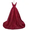 Robe de soirée Serre longue en or rouge à paillettes 2022 robe de soirée fendue haute robe de soirée robe de soalee Abendkleider