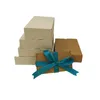 Presentförpackning 5/10st White Kraft Korrugerade brädkläder Transportlåda Partihandel Karatin Tjock förpackning Boxgift