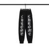 Mensbyxor sanskrit alfabetet Autumn Womens Cross Sweatpants Horseshoe Letter Print Trousers Crew Casual Sports Pants