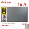 VIP 100 بوصة شاشة عرض Salange ، قطعة قماش عاكسة لـ YG300 J15 XGIMI H2 HALO MOGO DLP Projector271o