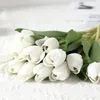 Decorative Flowers Hand Feeling Moisturizing Artificial Tulip Home Decoration Photography Props Wholesale