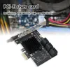 Computerkabel Anschlüsse 4/6 Port SATAIII PCIe Adapter SATA3.0 zu PCI-E PCI Express 3.0 1/X4/X8/X16 Controller Erweiterungskarte Videokabel