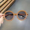Sunglasses Retro Trendy Thick Frame Vintage Women Brand Designer 2022 Fashion Ins Shades Round Sun Glasses For MenSunglasses